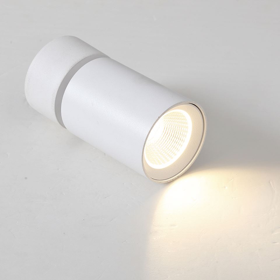 Home LED Spotlight Surface Mounted Spot Light 220V White Cob Downlight Living Room Clothing Shop Showroom Indoor Ceiling Lamp 9W