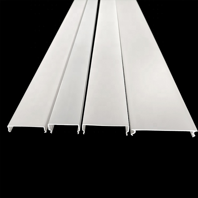 Plastic Profiles Tubes Led Extrusion Acrylic Linear Light Diffuser Clear Pc Plastic Light Cover Polycarbonate Led Diffuser Tube