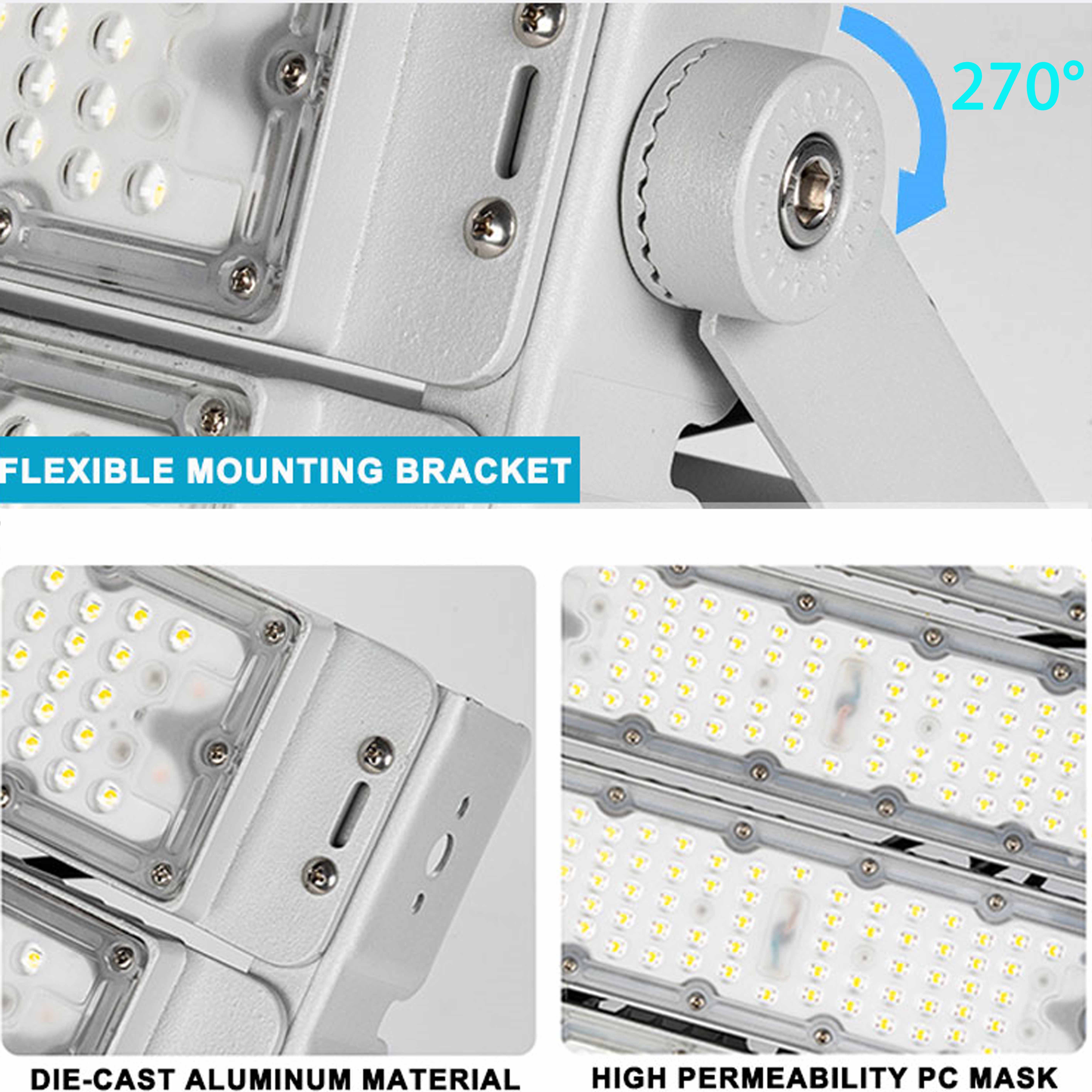 Outdoor Waterproof IP65 Modular 50W 100W 150W 200W 250W 300W 400W 500W Led Tunnel Light LED Flood Light