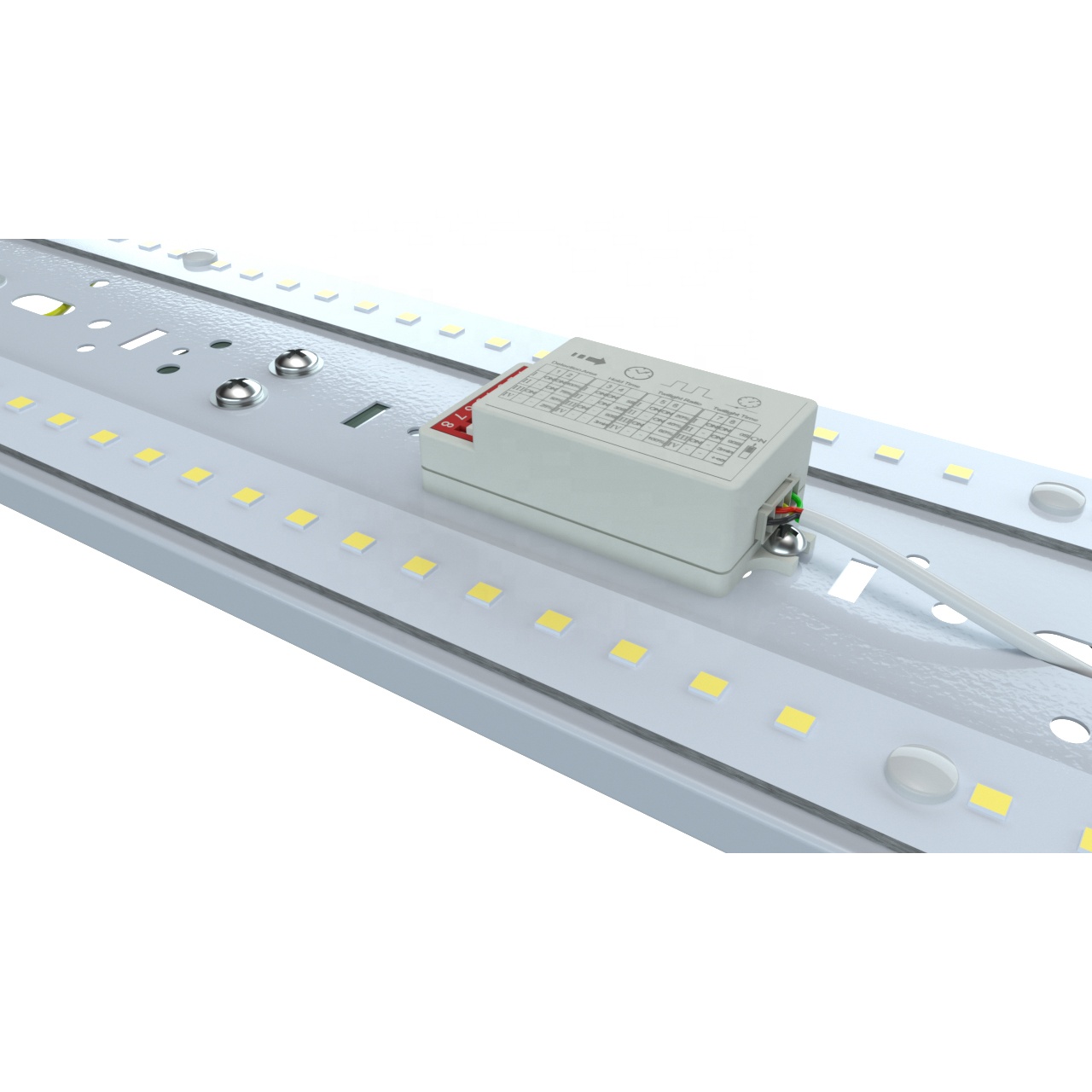 Linkable LED Tri Proof Light IP65 Waterproof 4FT Fixture for Industrial Warehouse Parking Garage and Workshop Lighting