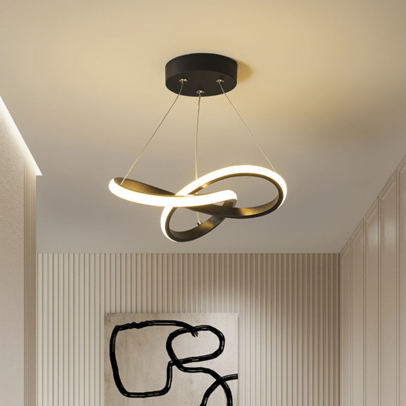 Modern Minimalist Irregular Led Pendant Lamp Creative Small Pendant Light for Entryway, Corridor, and Balcony Simple Chandelier