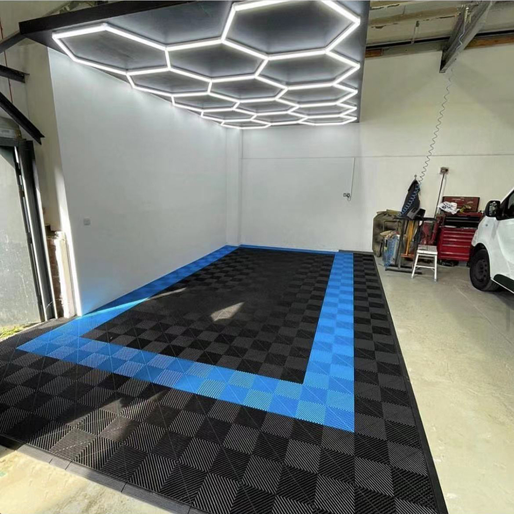 High Performance One-Step Installation Auto Detailing Shop Workshop Garage Light Octagon Hexagon LED Light