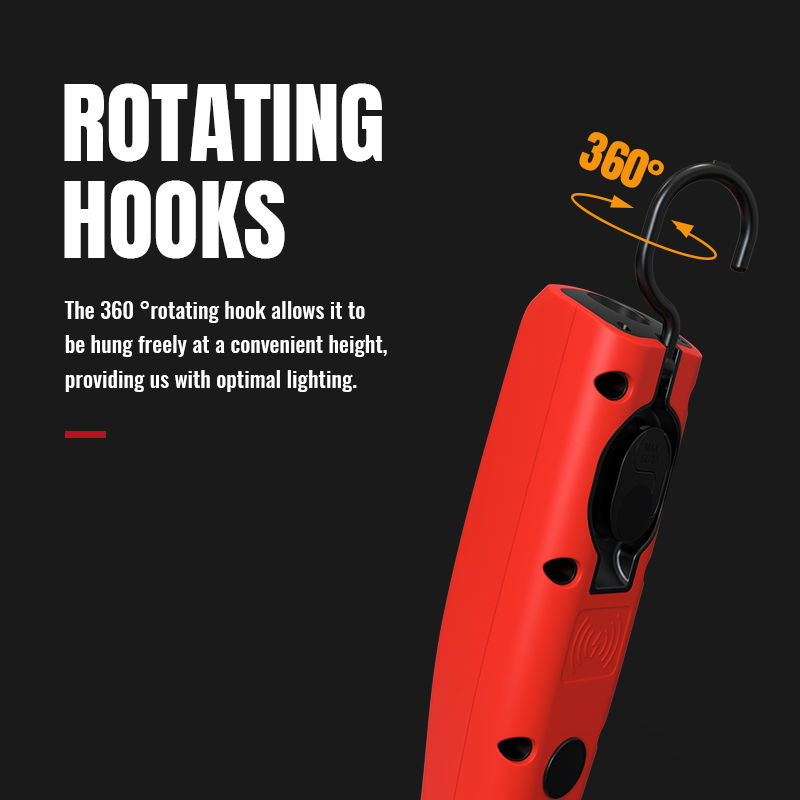 The New COB Portable Cordless Handheld Rechargeable Led Work Light Inspection Can Be Wireless Inductive Charging Work Light
