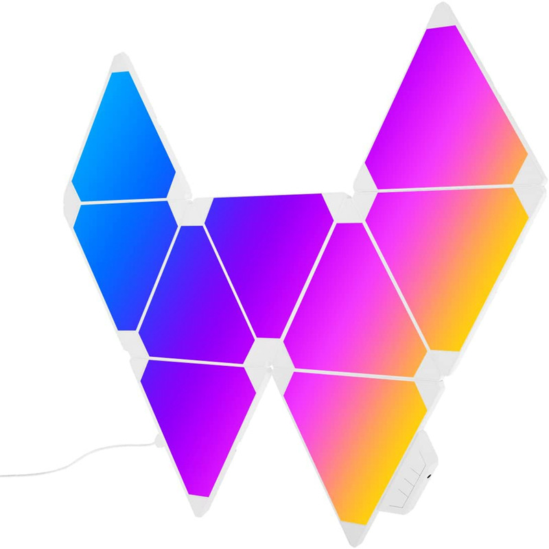 WIFI Smart LED Panel Triangular Wall Lamp Night Light RGB Atmosphere Game Decoration Kit Creative Party Decoration Light