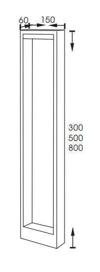 LED Wall Lamp Contracted Modern Interior Decoration for Garden Use 3500K Warm White 50000 Hours Lifespan 3-Year Warranty