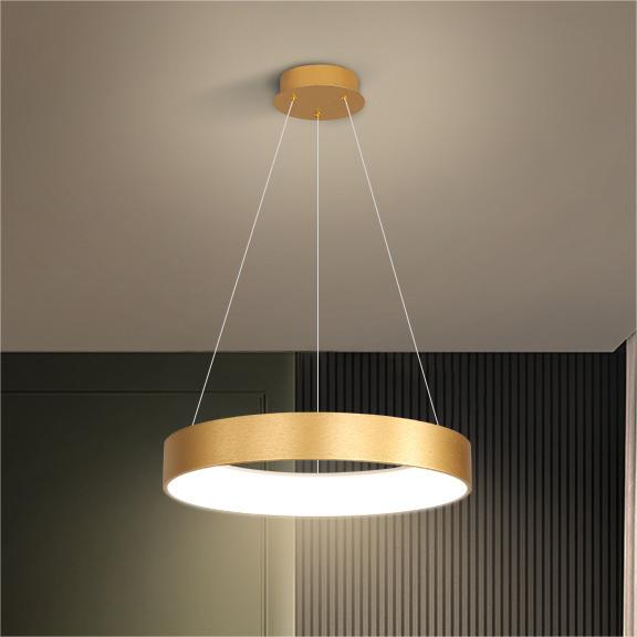 Minimalist Creative square Villa Living Room Chandelier Beautiful Popular Bedroom LED Pendant Light