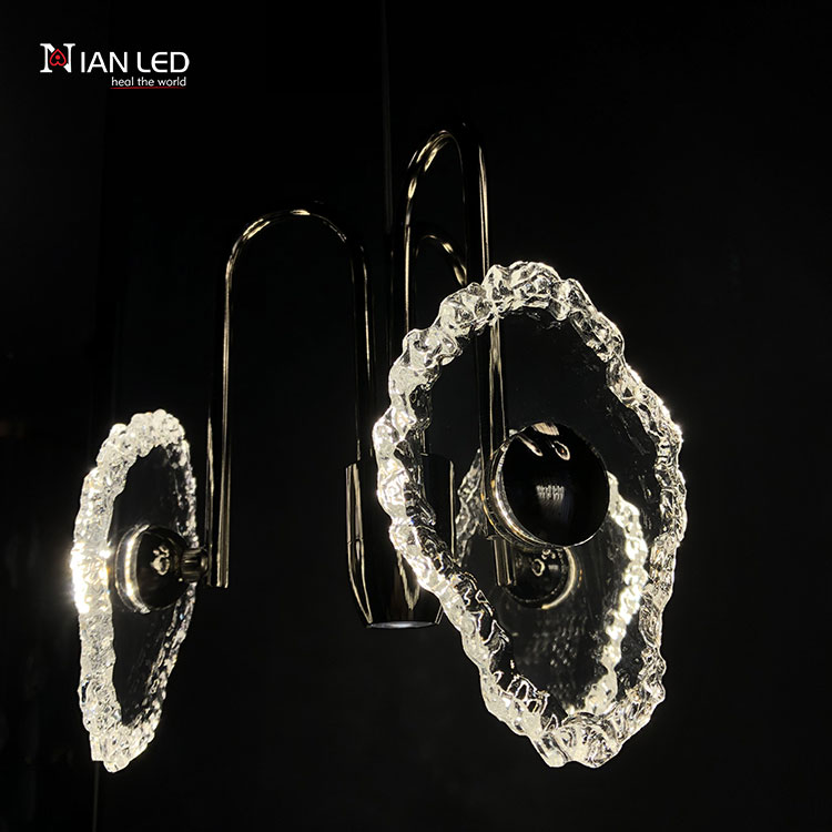Modern Minimalist Acrylic LED Chandelier with Remote Control Anti-Glare &amp; Dimmable-Luxury Living Room Hotel Hanging Lights