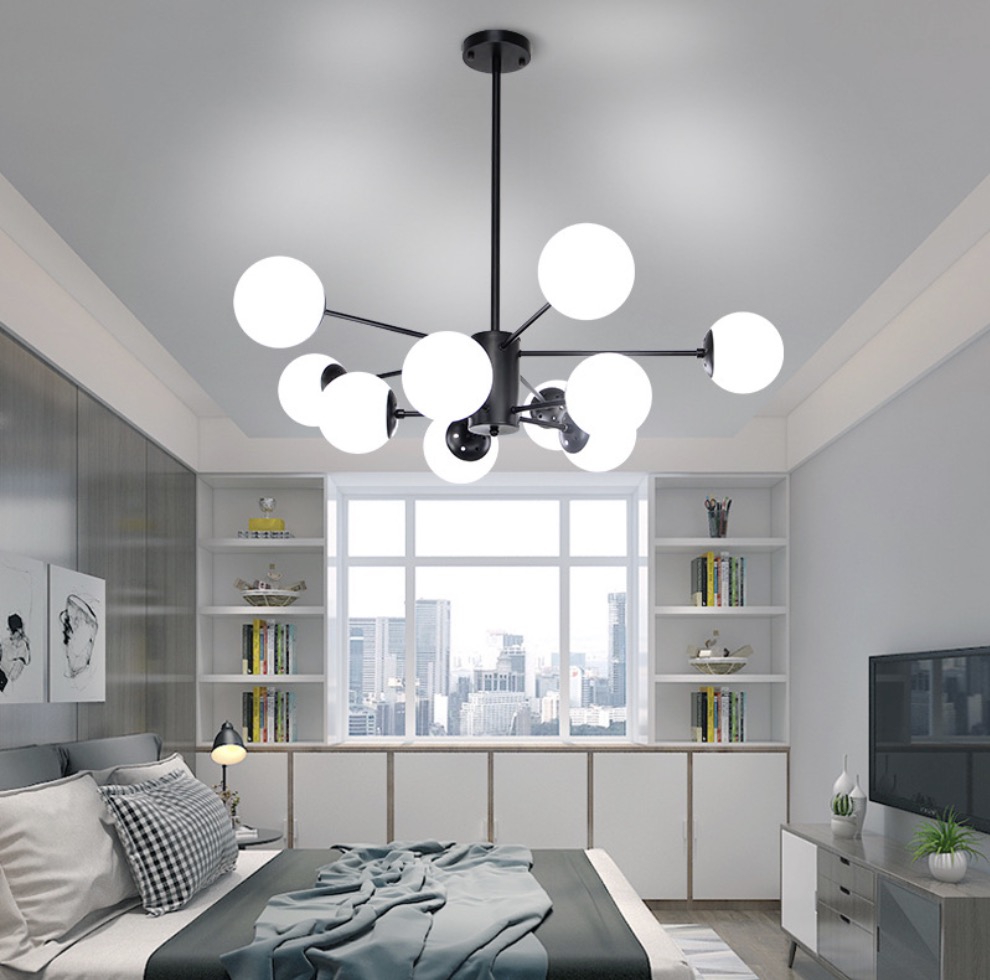 Factory Direct High Quality Chandeliers and Lamps Modern Fiber Optic Star Ceiling Light Kit Pendant Hanging Light