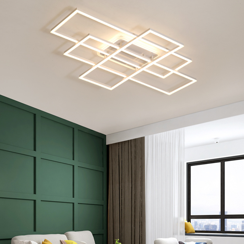 Hot Sale Square/Rectangle Shape Ceiling Lamp Modern Minimalist LED Decorative Ceiling Lighting