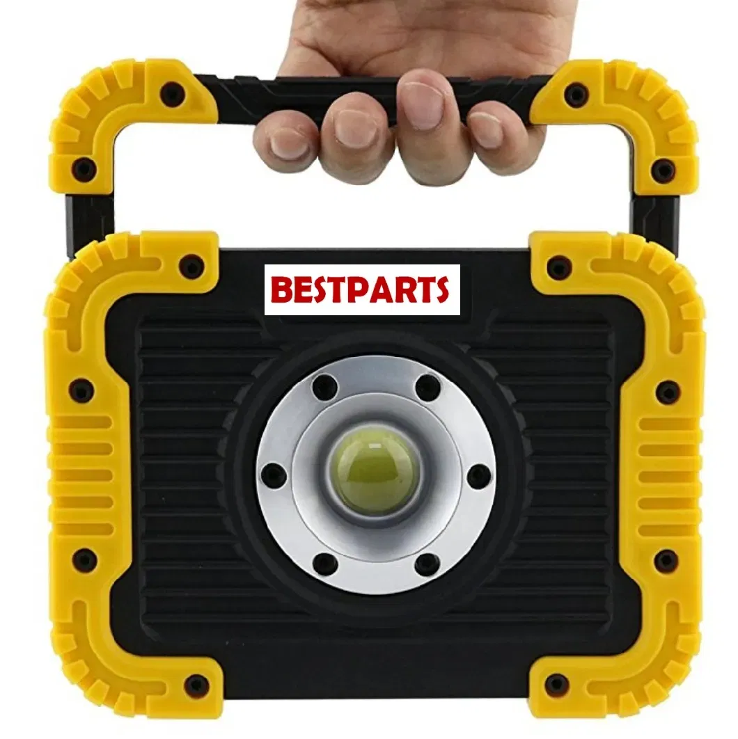 Wholesale Outdoor Car Inspection Spotlight 10W 4400mAh Rechargeable COB Working Lamp Portable LED Work Light for Truck Car Emergency