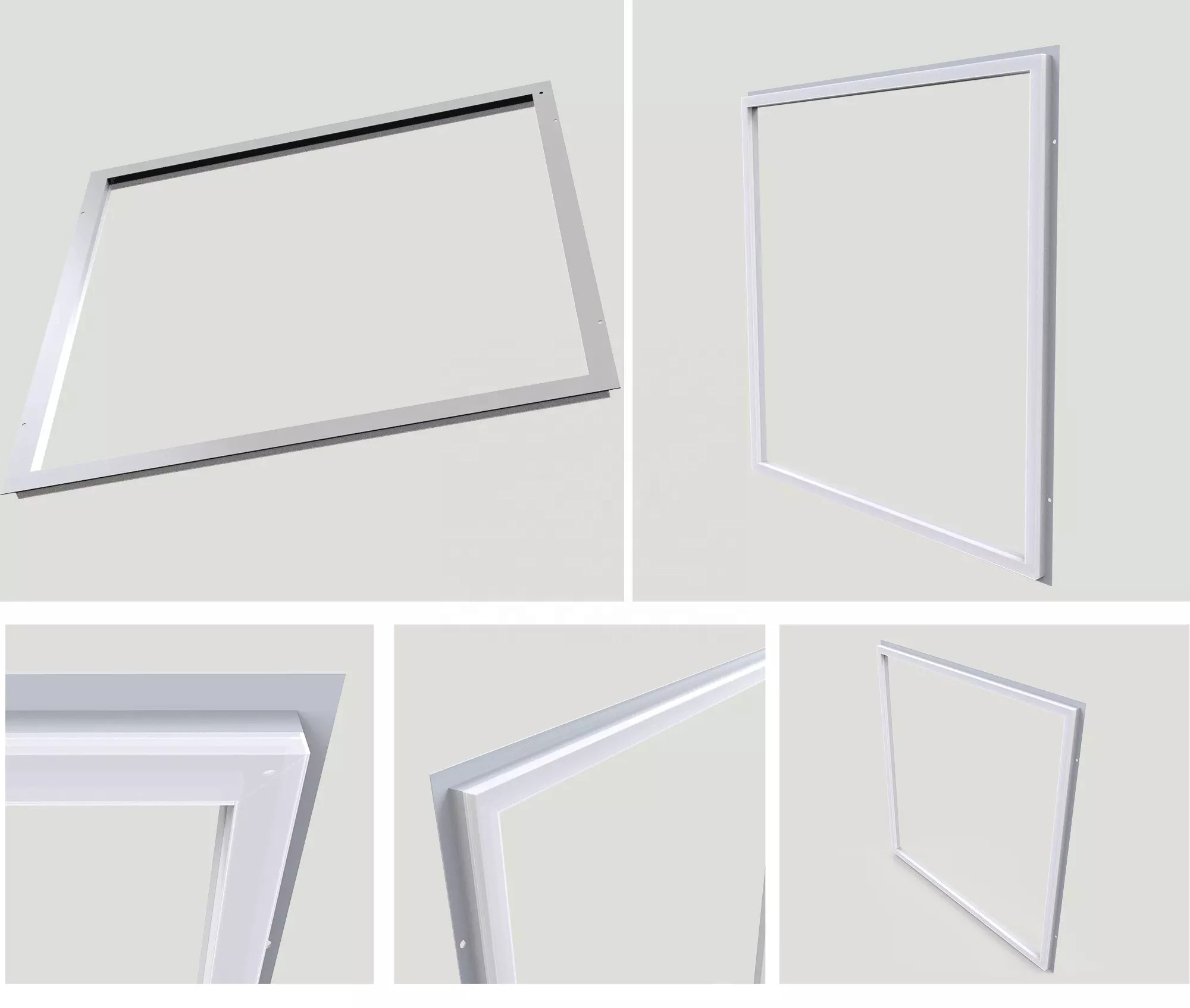603x603mm 42W 2x2 LED Ceiling Grid Frame Light - LED Edge Lit - 3000-6500K