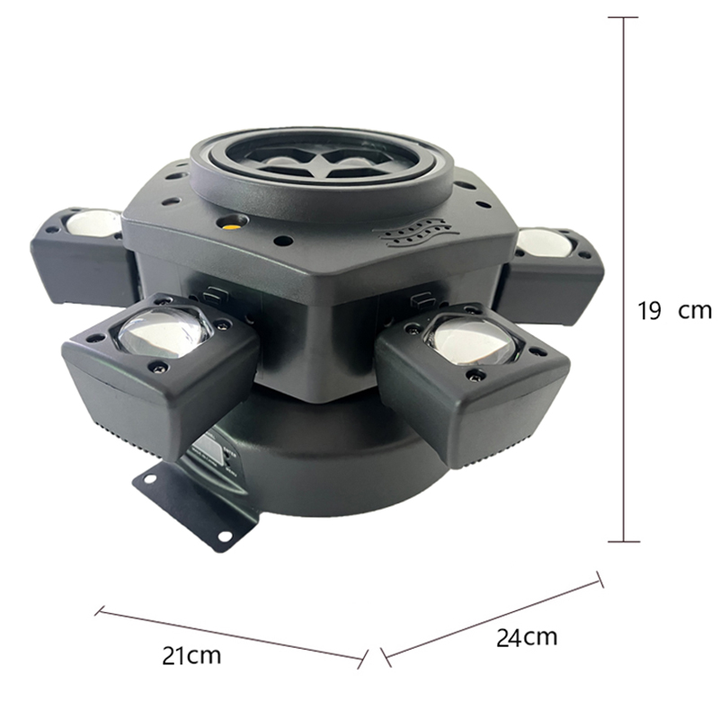 Professional Stage Must-Have Honeycomb 6-Arm Stage Light - RGBW Laser Light Strip Stage Ambiance Essential All-in-One Effects
