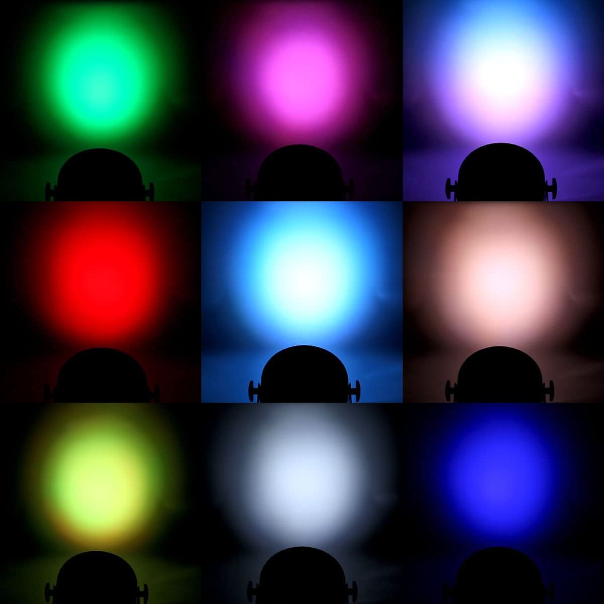 High Bright Waterproof Led Par Light IP65 Led Rgbwauv Hex 18*20w Outdoor Slim Par DMX for Park Scenic Stage Event Show Lighting