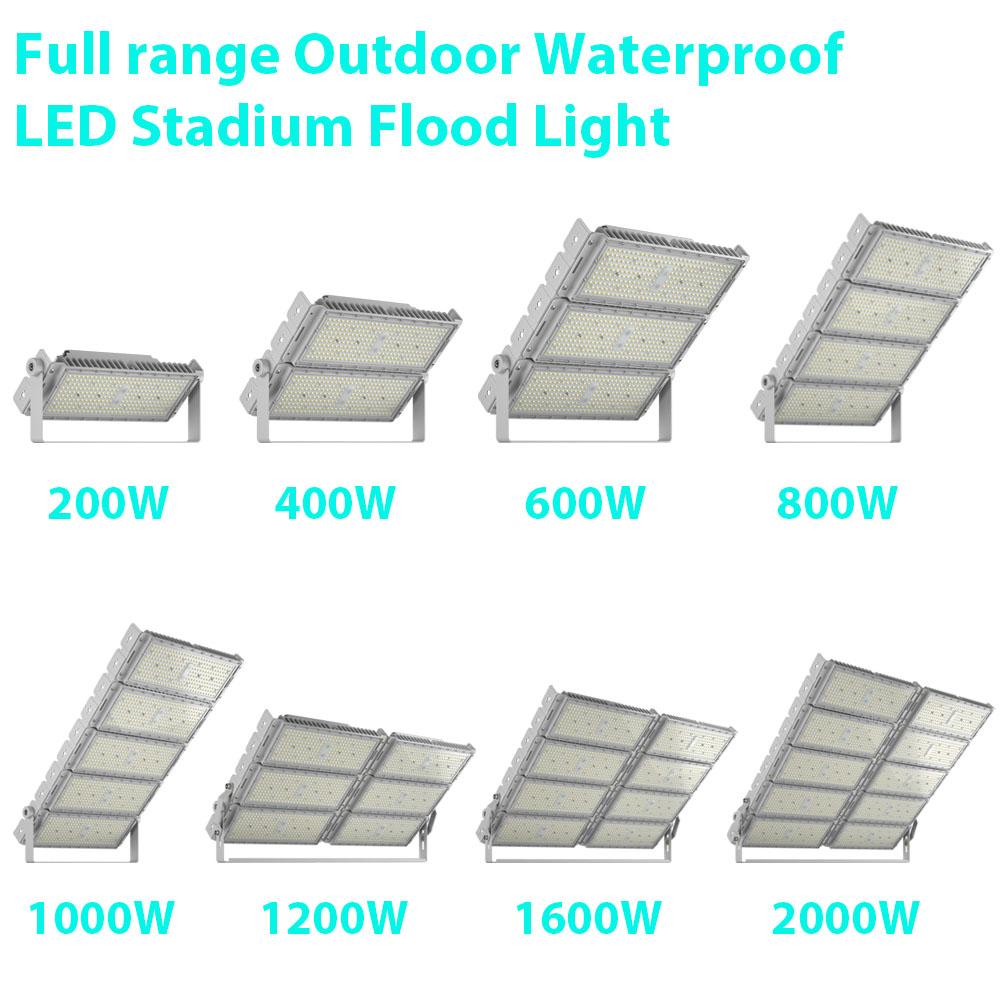 250W 500W 800W 1000W 1500W 200W Ip66 Outdoor Modular Led Flood Light Tunnel Light Led for Car Detailing Led Light Tunnel