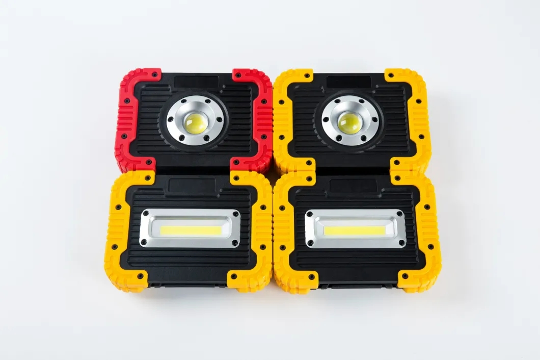 Wholesale Outdoor Car Inspection Spotlight 10W 4400mAh Rechargeable COB Working Lamp Portable LED Work Light for Truck Car Emergency