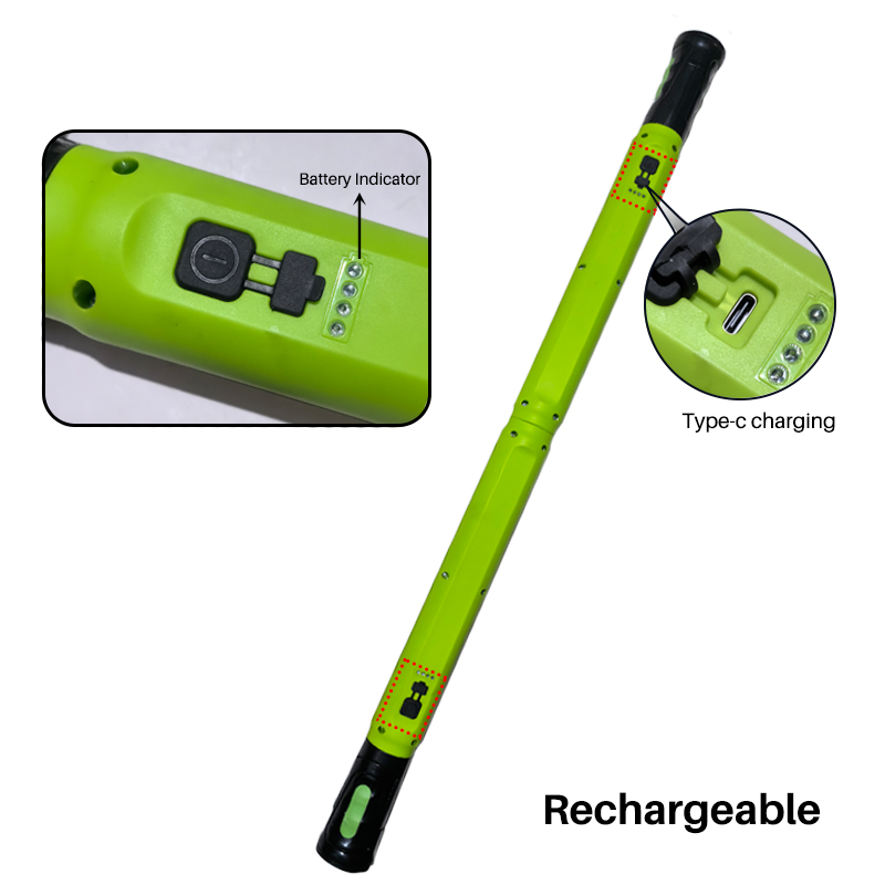 2000LM Magnetic Underhood Work Light with Stand 8000mAh Rechargeable COB LED Mechanic Light Portable Cordless Job Site Lighting