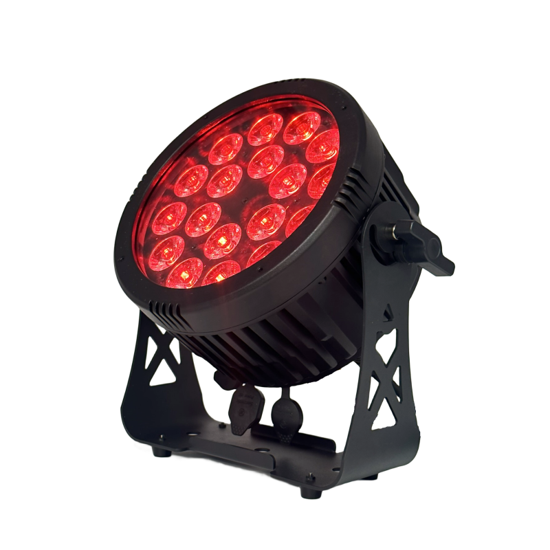 High Bright Waterproof Led Par Light IP65 Led Rgbwauv Hex 18*20w Outdoor Slim Par DMX for Park Scenic Stage Event Show Lighting