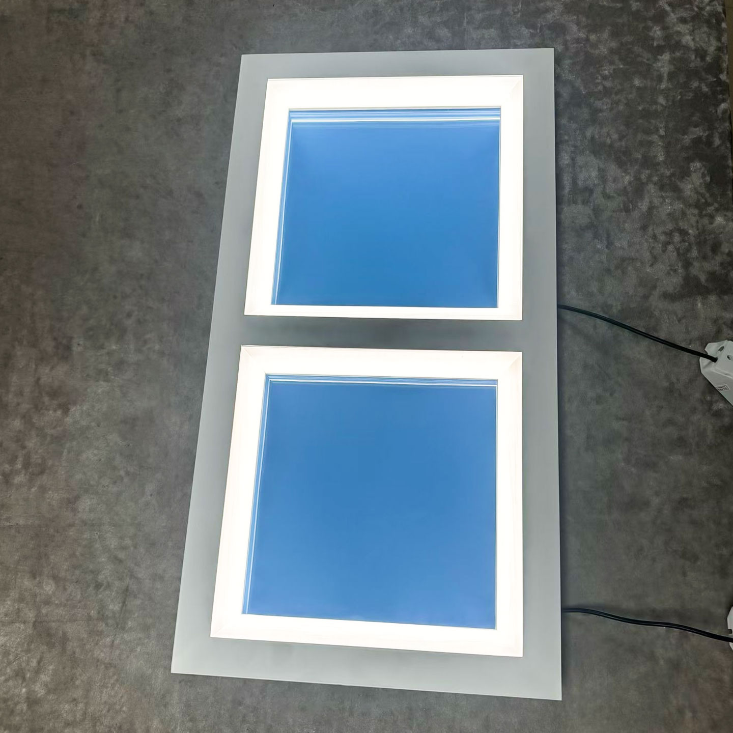 LED Blue Sky Ceiling Light Panel Artificial Skylight Fixture With Natural Lighting Effect For Residential And Office Use