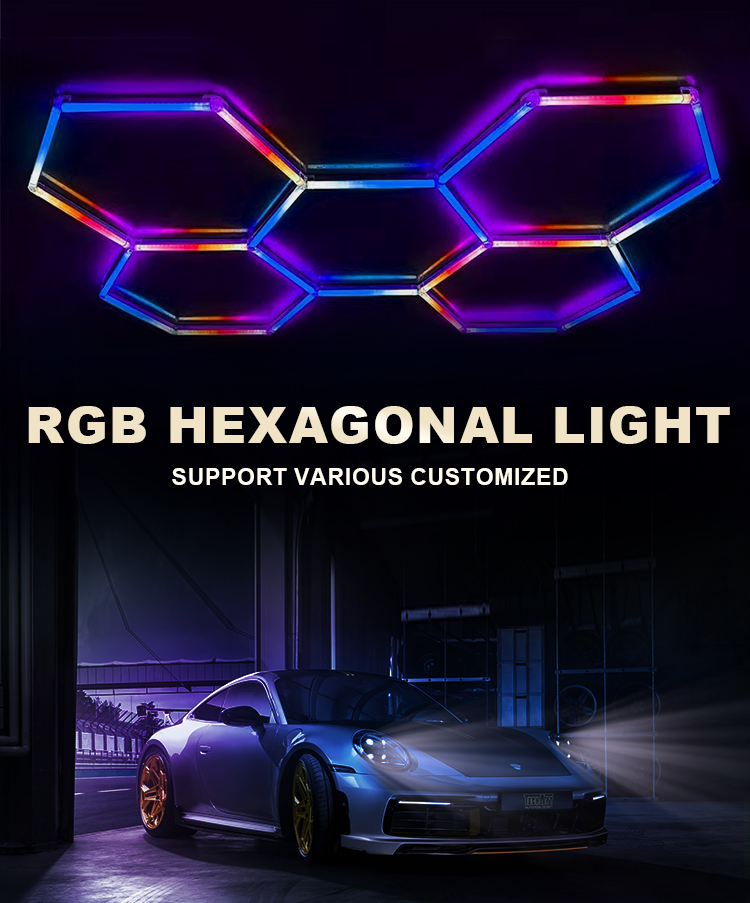 RGB Hexagon Light 1
