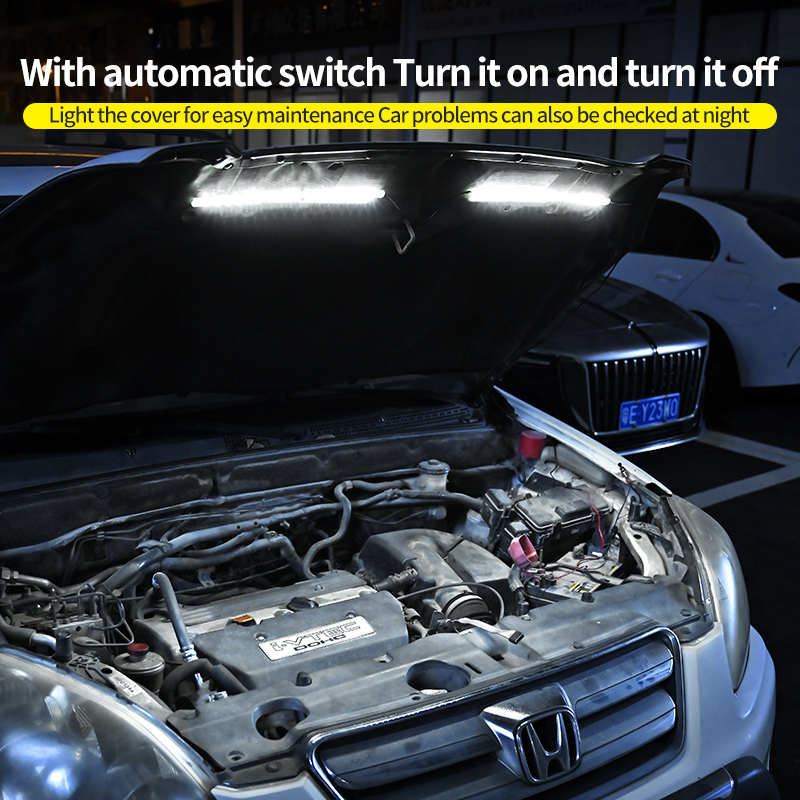 Universal Under Hood LED Light Kit Automotive LED Strip Car Hood Work Check Light Car Engine Bay LED Light