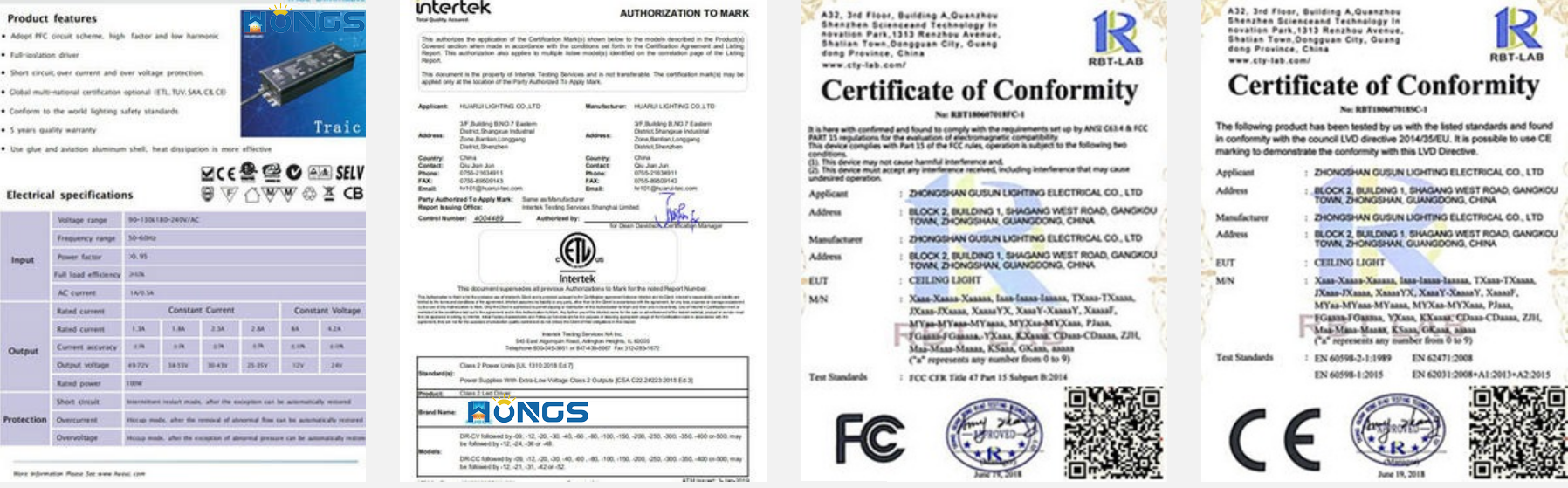 Safety Certificates