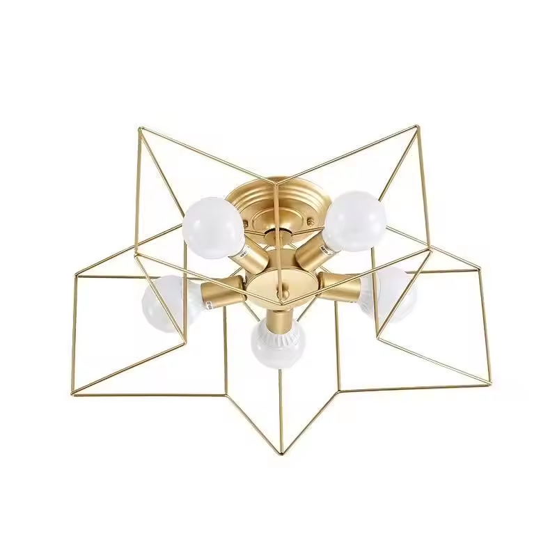 New Design Modern Personality Fashion Decoration Octagon LED Ceiling Lamp Indoor Dining Room Bedroom Living