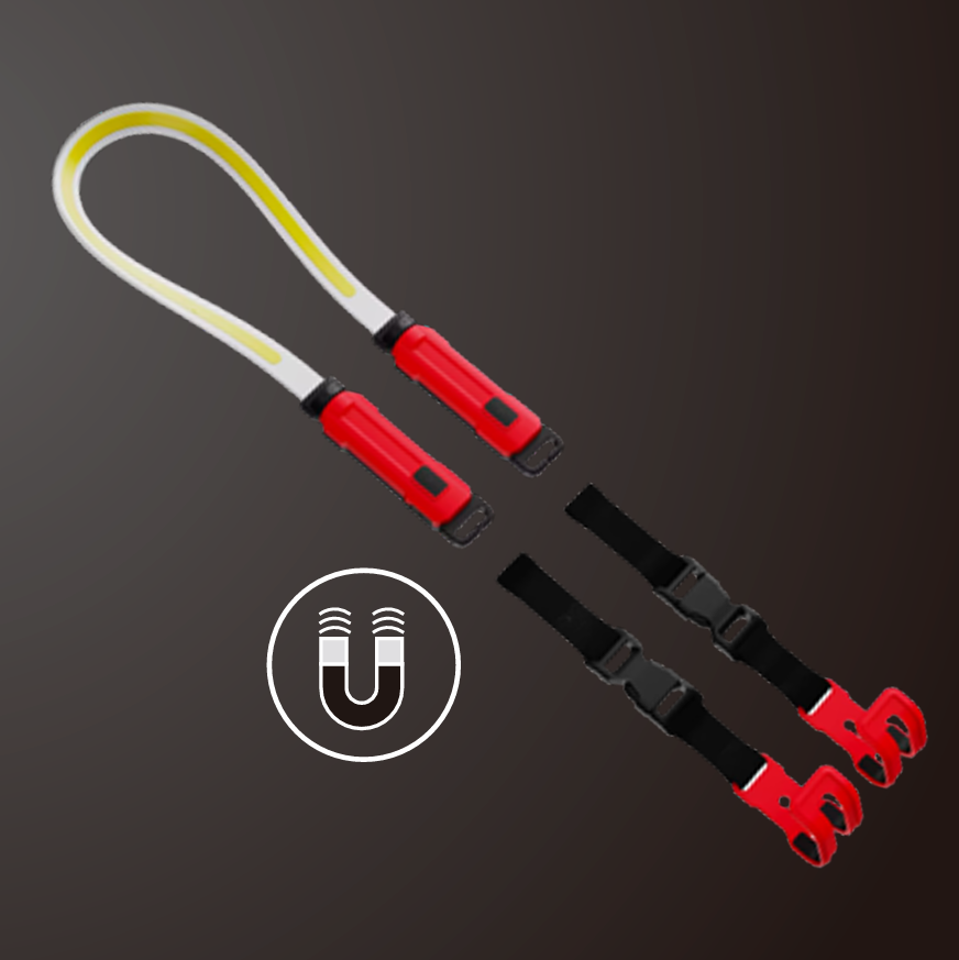 TOMAC Rechargeable Flexible Wearable LED Inspection Light - Magnetic Underhood &amp; Hands-Free Work Light, CE &amp; RoHS Certified