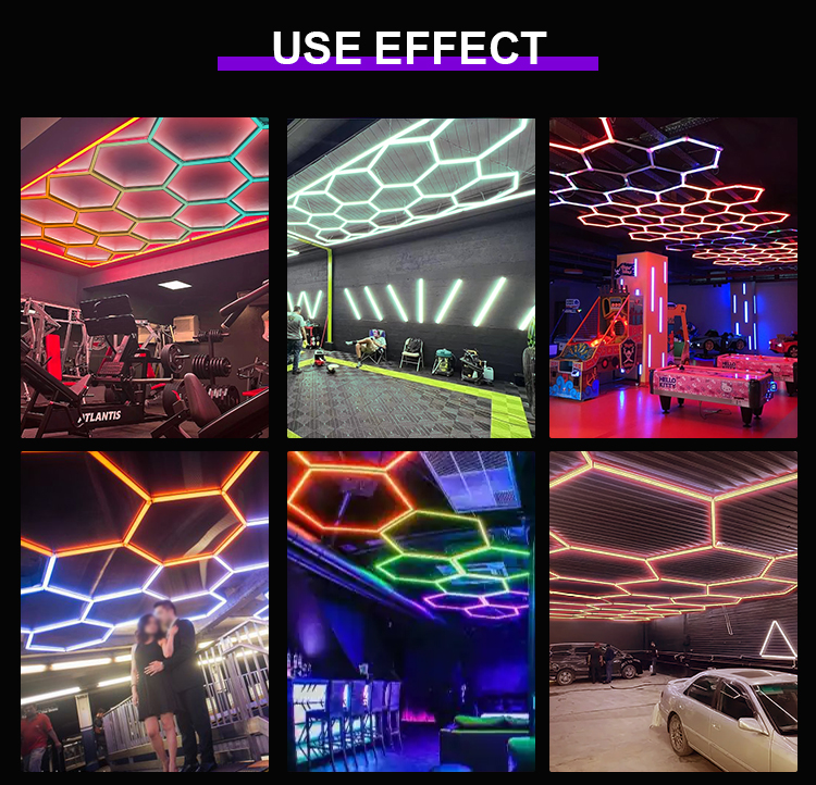 RGB Hexagon Light 7