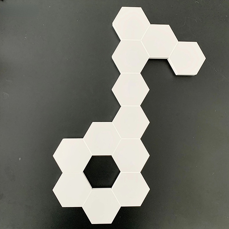 DIY Creative Geometry Assembly Touch Sensitive Modular Quantum Lamp Hexagonal Wall LED Night Light