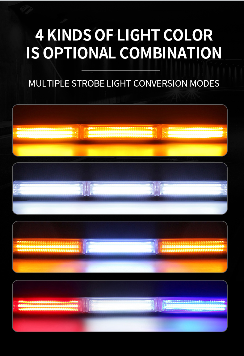 COB LED Warning Light Bar
