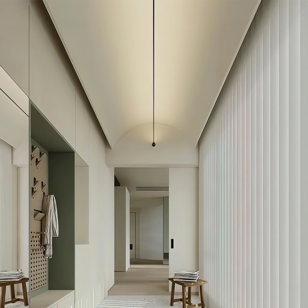 4M DIY Vertical Skyline Linear Light Composed Of Aluminum Profile And LED Strip Light For Ceiling Wall Installation 24v