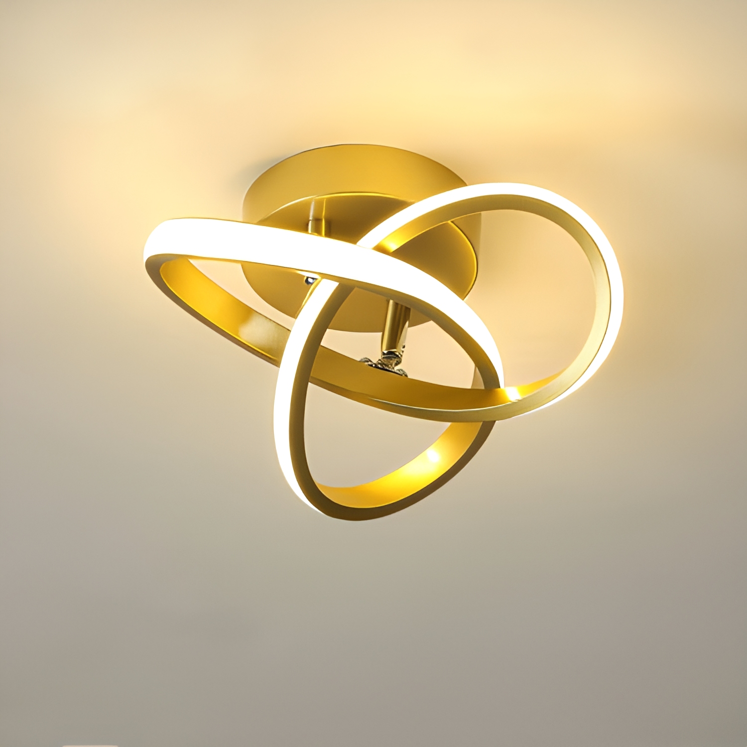 Modern Minimalist Irregular Led Pendant Lamp Creative Small Pendant Light for Entryway Corridor Bedroom