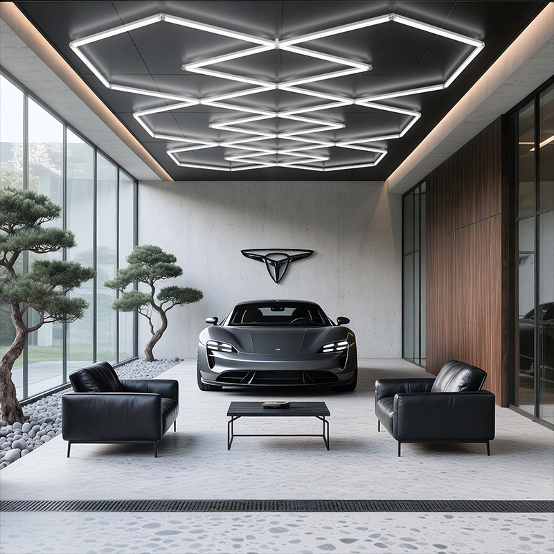 Customized LED Light Working Light High-end Hanging Detailing Led Lamp Modern Ceiling Garage Lights