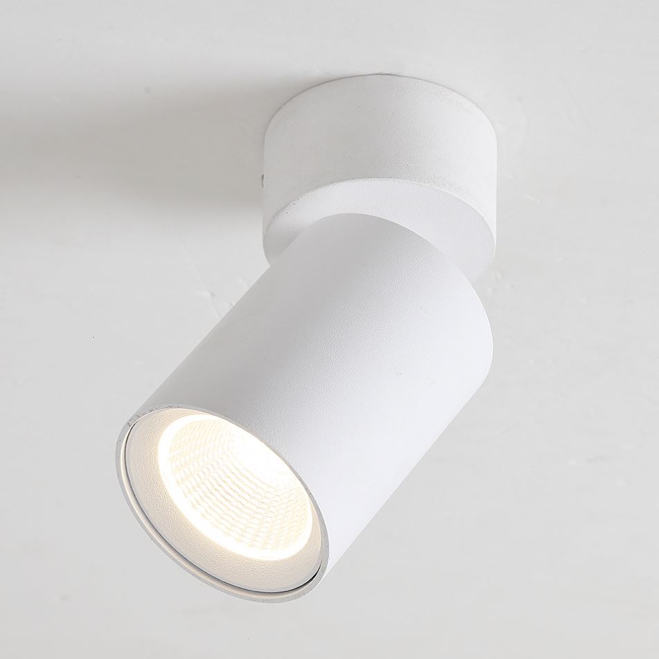 Home LED Spotlight Surface Mounted Spot Light 220V White Cob Downlight Living Room Clothing Shop Showroom Indoor Ceiling Lamp 9W