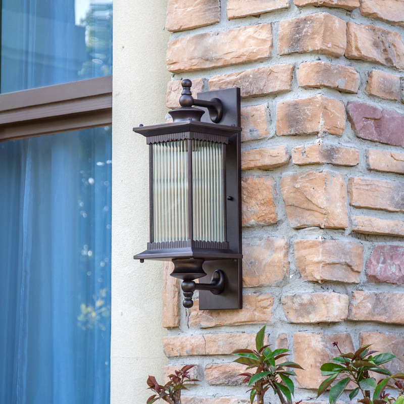 Modern Style LED Wall Mount Fixture Decorative Outdoor Lighting Waterproof Garden Wall Light Lamps