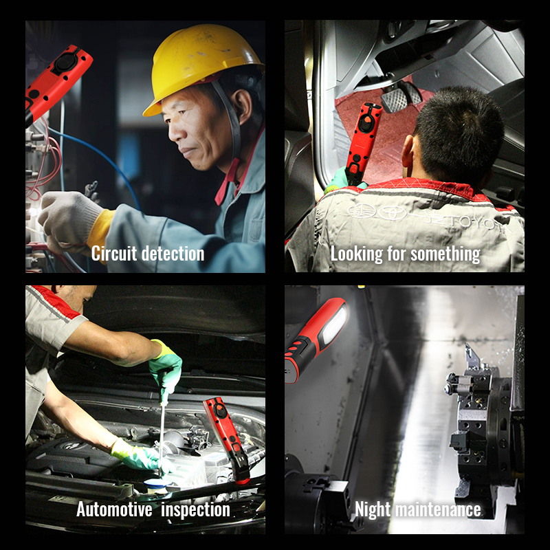 The New COB Portable Cordless Handheld Rechargeable Led Work Light Inspection Can Be Wireless Inductive Charging Work Light