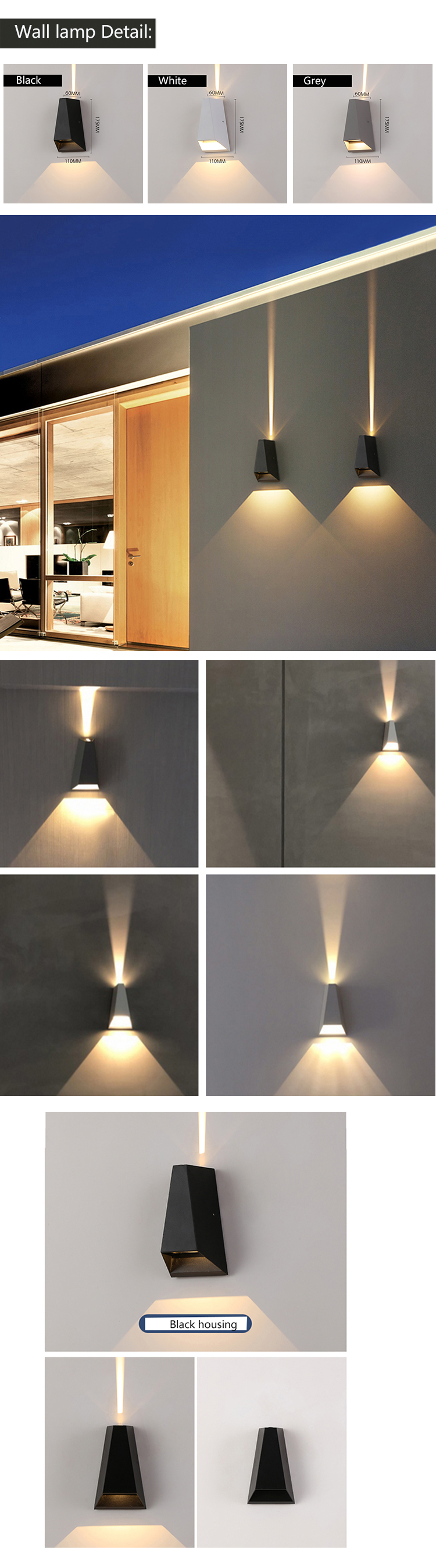 Outdoor LED Wall Light Specifications