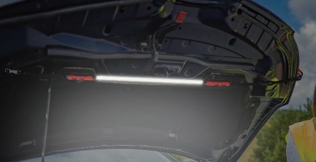 TOMAC Rechargeable Flexible Wearable LED Inspection Light - Magnetic Underhood &amp; Hands-Free Work Light, CE &amp; RoHS Certified