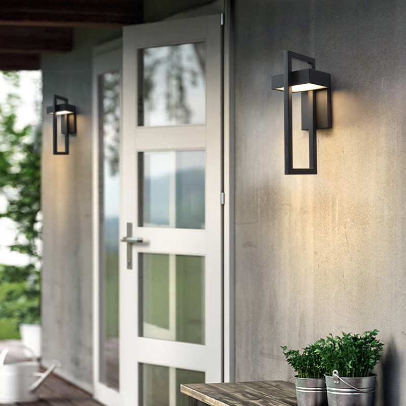 Modern Simple Outdoor LED Waterproof Wall Lamp for Balcony Terrace Gate &amp; Villa Exterior with 3-Year Warranty