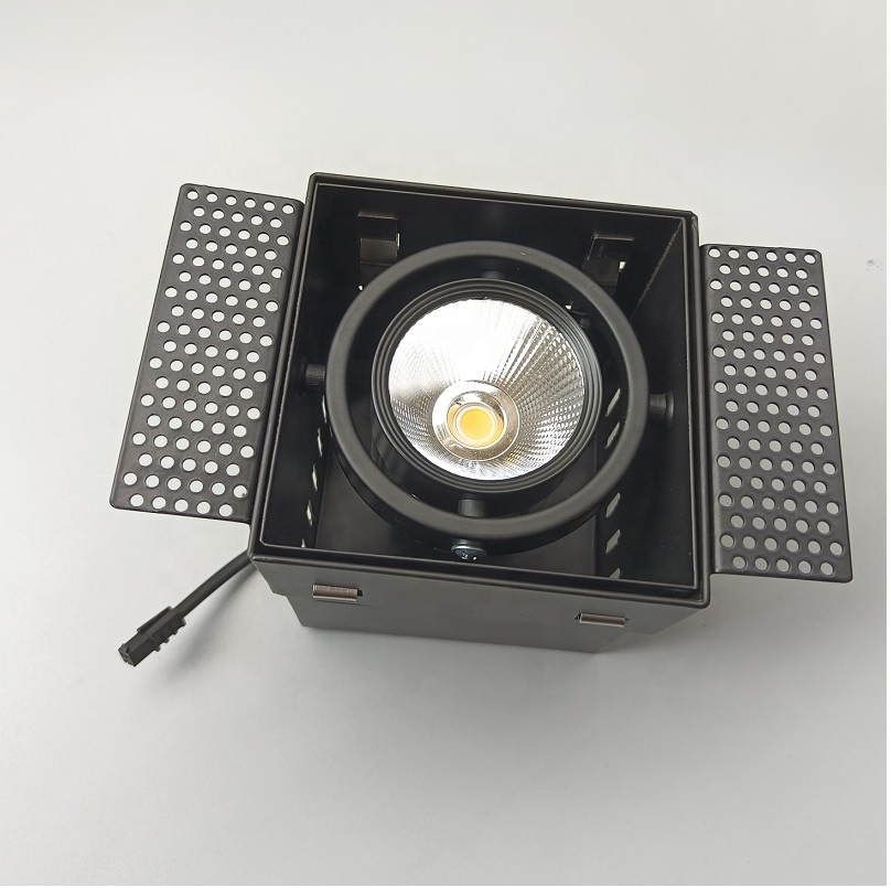 Design Aluminum Grid Lighting 15W Suspended Ceiling Light High CRI90 LED Suspended Ceiling Lights Easy Install LED Grid Lamp