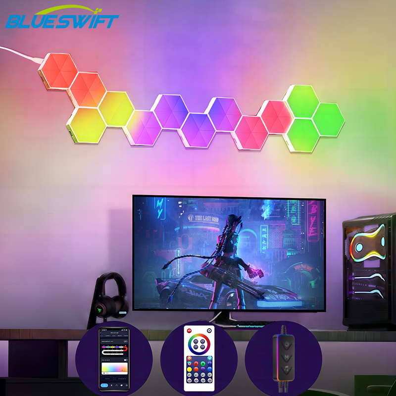 RGBW Smart Light Wall Washer Hexagon Light Intelligent Decorative Light