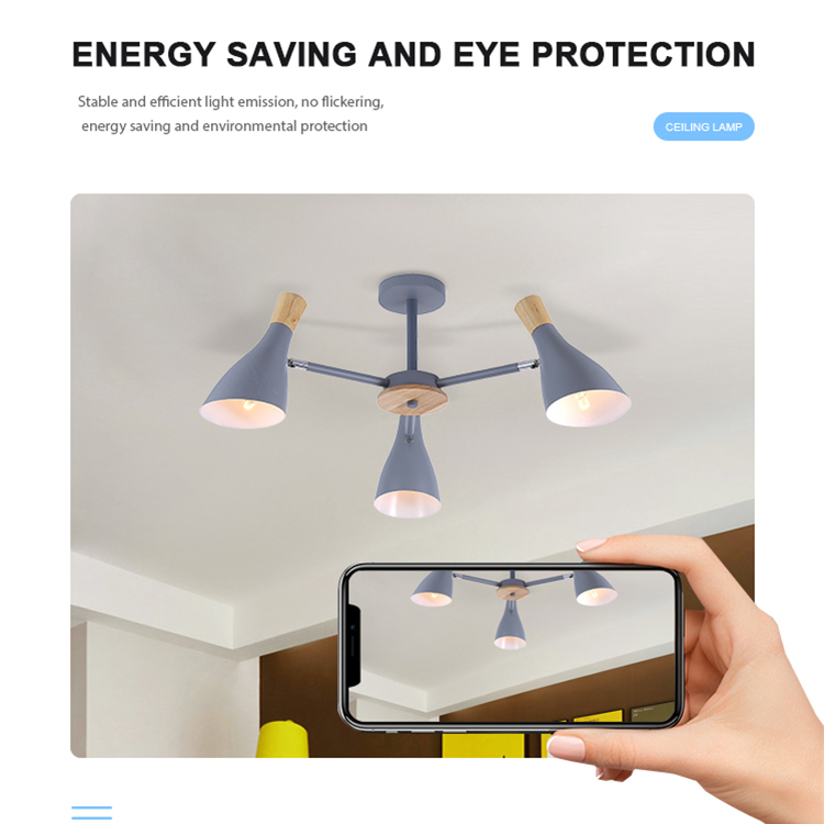 New Geometric Modelling Pendant Light Household Hotel Decoration Branches Chandeliers Ceiling Light
