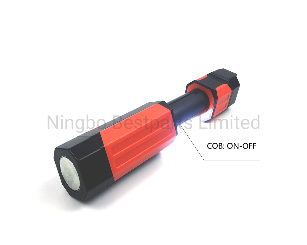 Wholesale Outdoor Car Inspection Spot Lighting Portable Emergency COB Foldable Flashing LED Lamp for Work with Hook Battery Powered LED Work Light
