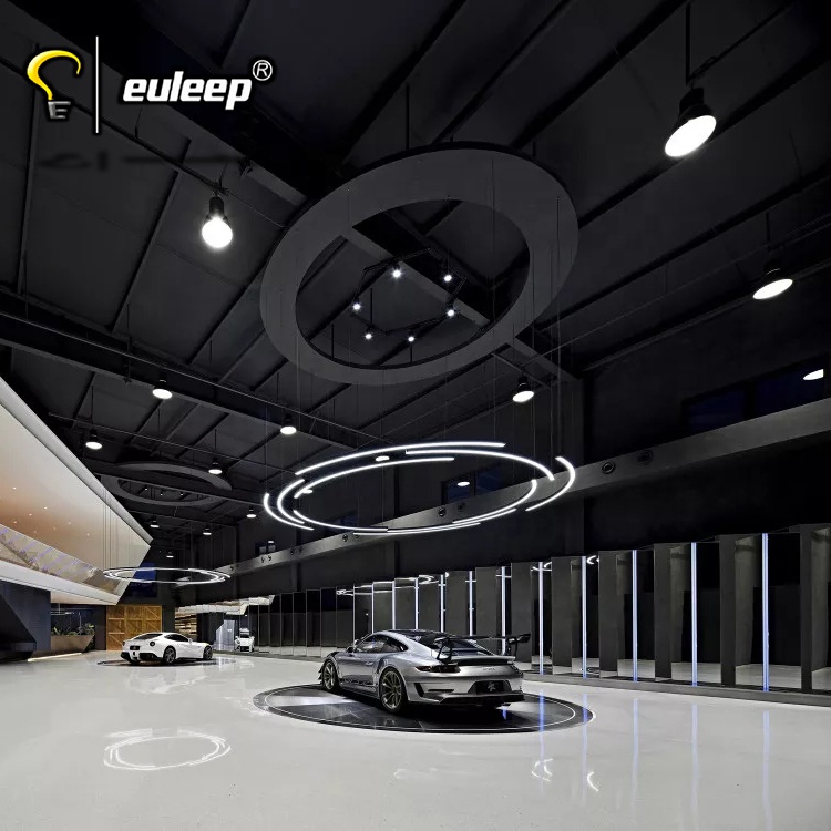 Fashion Design Led Linear RGBW Auto Show Room Car 4S WorK Shop Decorative Ceiling Linear Lights for Garage Light Fixtures