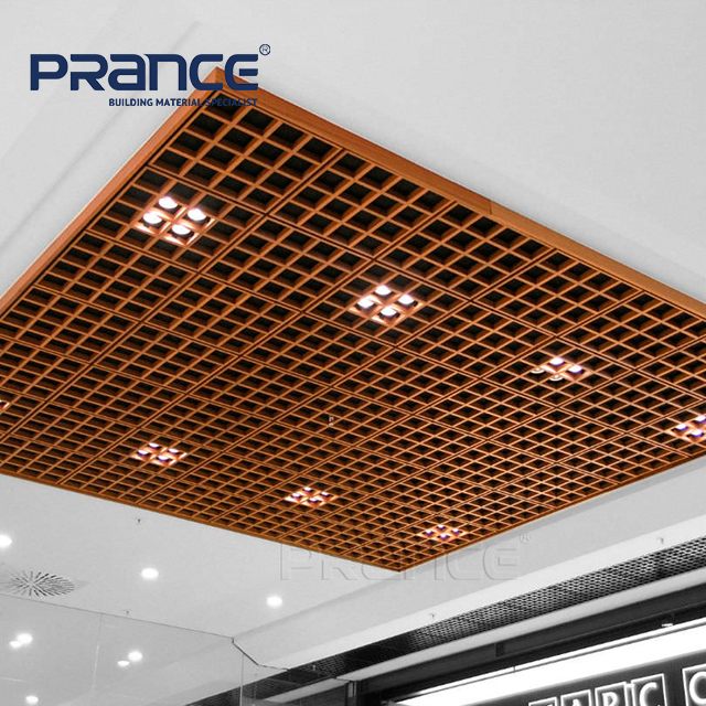 Shopping Mall Aluminum Grid Ceiling Suspended Ceiling