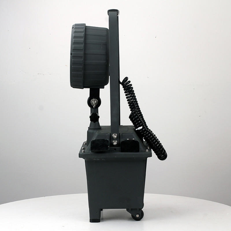 IP66 30W Rechargeable LED Mobile Spotlight Portable Work Light Explosion Proof Inspection Light with Lift