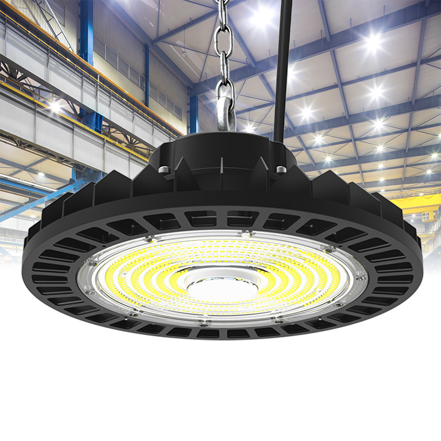 CGT Inventory Fast Delivery 4000K 5000K LED High Bay Light 120W 150W 200W 240W 150lm/w for Warehouse Garage
