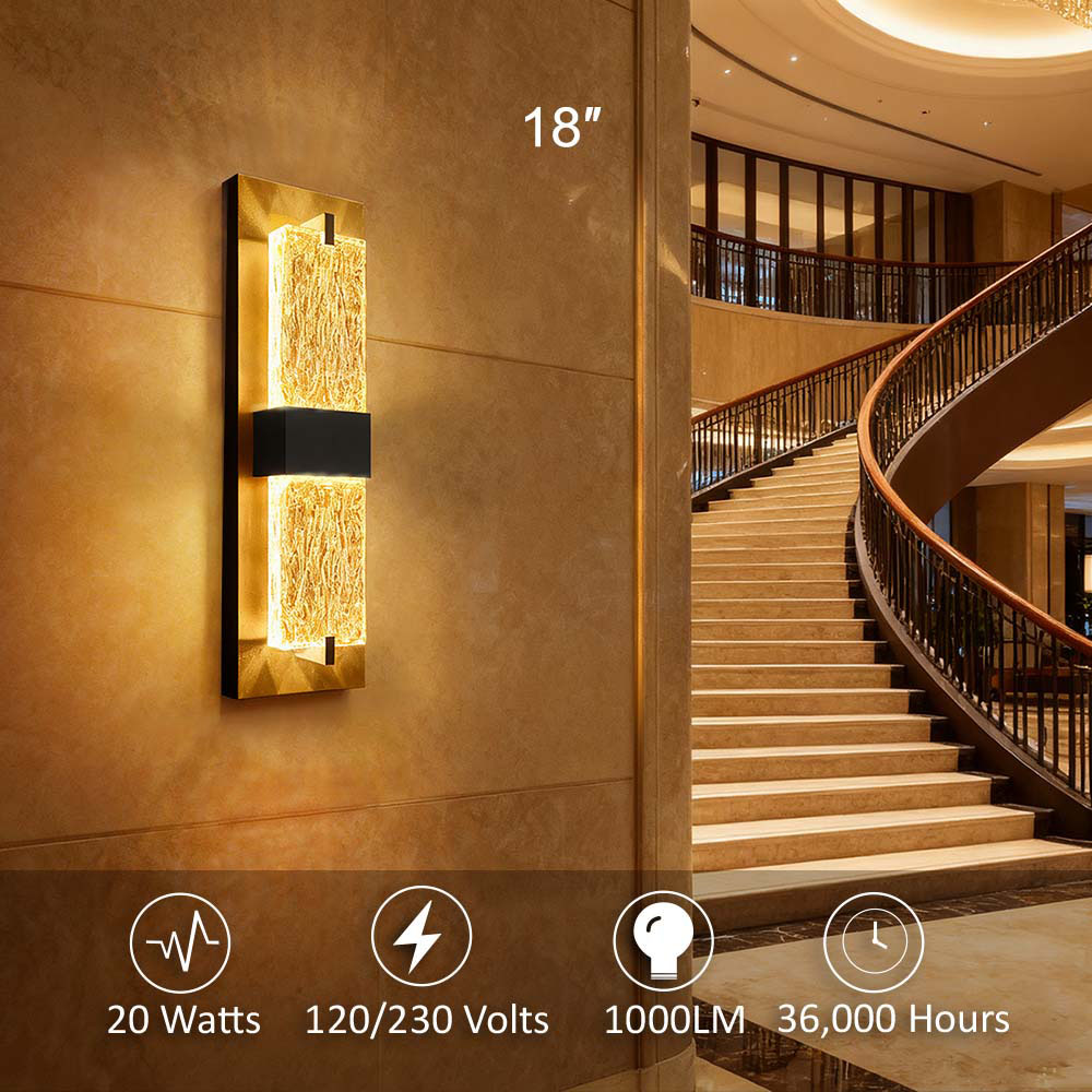 Wall Lamps Indoor Led Outdoor Interior Lamp Luxury Modern Bedroom Light for Corridor Lighting Garden Simple Wall Lamps