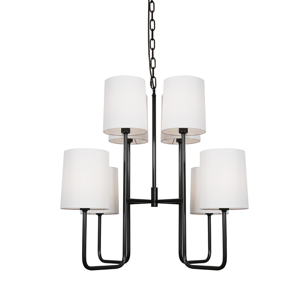 Factory price Nordic Unique Geometric Metal Ceiling Lamp Modern Brass fabric Pendant Light for Living Room Dining Room Bathroom