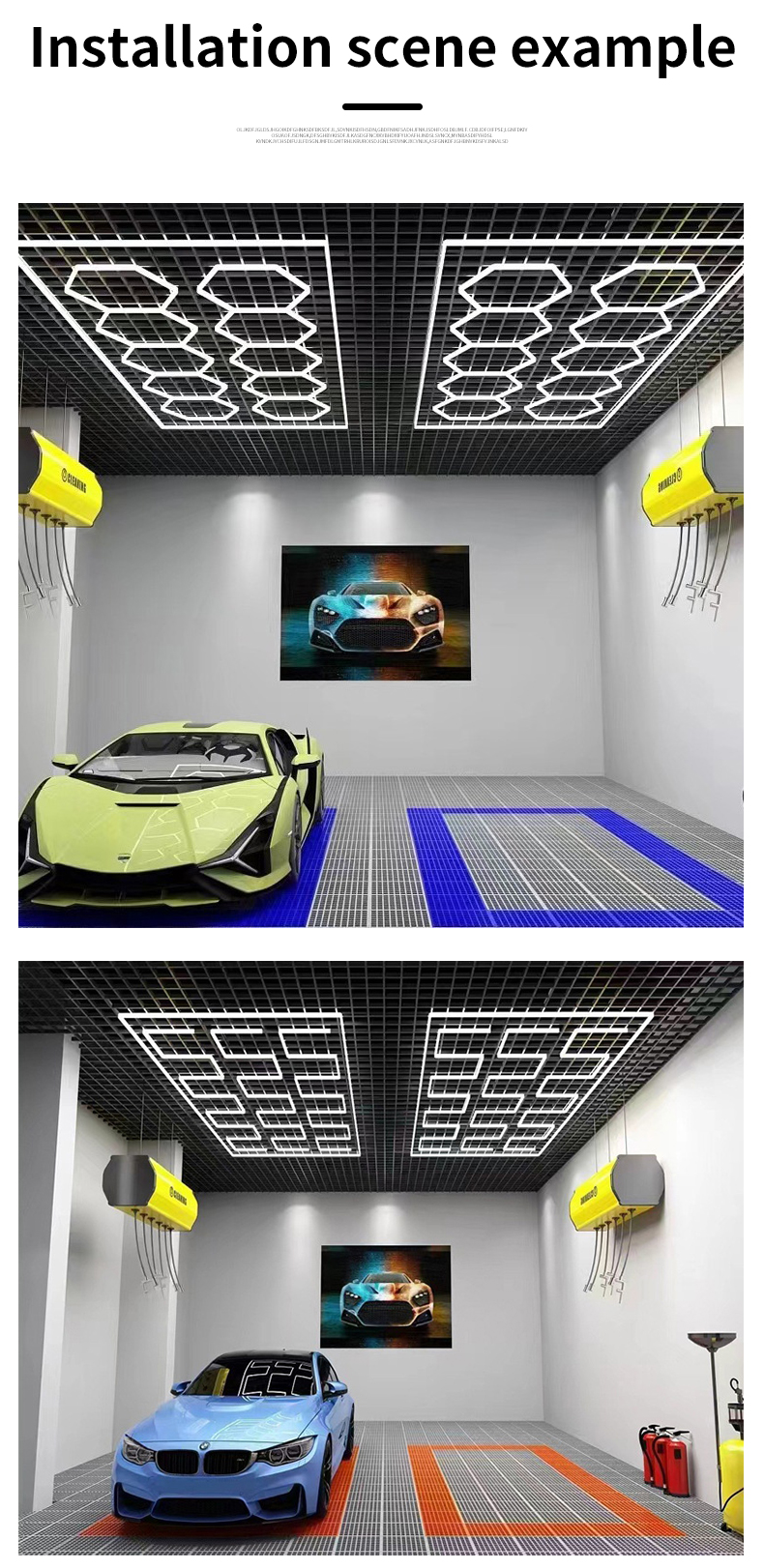 High Brightness LED Hexagon